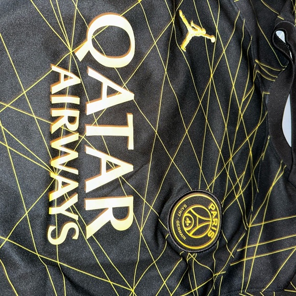 Black and Gold Soccer Jersey - Picture 2 of 2
